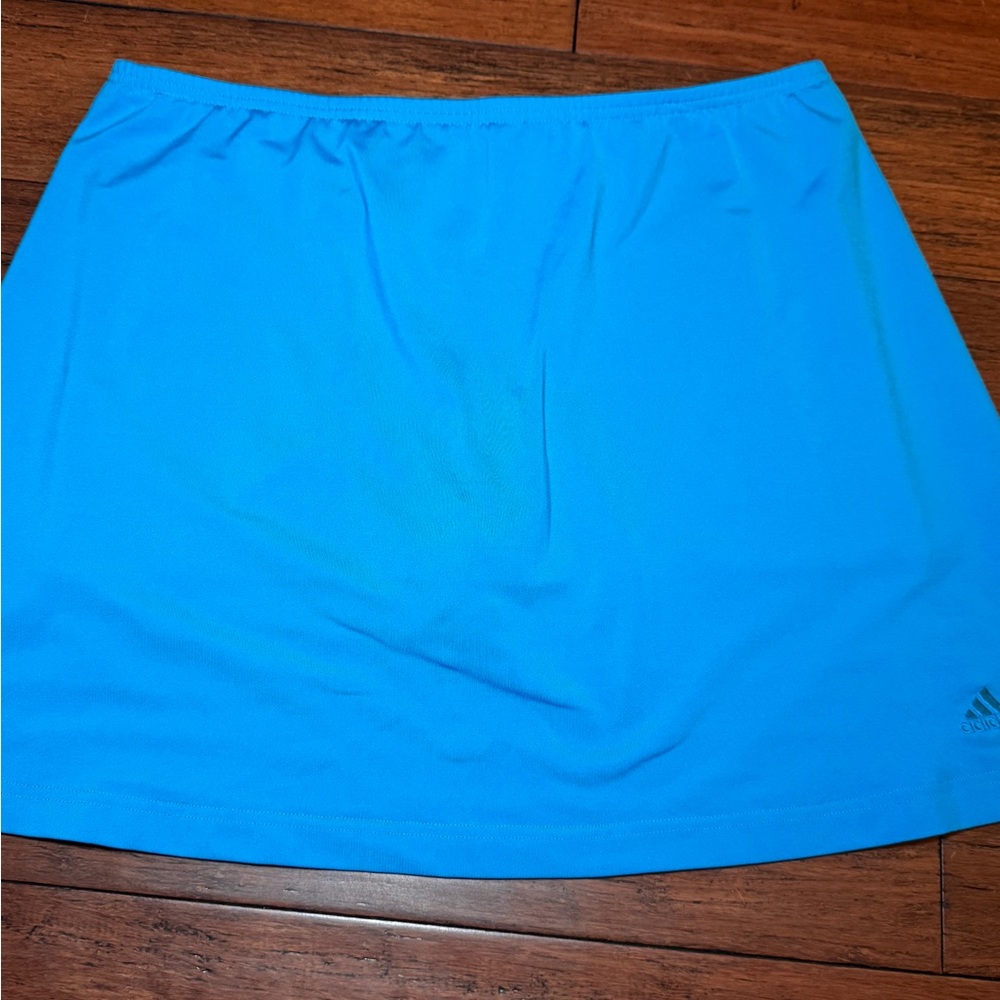 NWOT adidas Bright Blue Women's Athletic Skirt - Picture 3 of 7